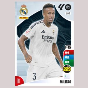 MILITAO - Real Madrid - Nº203 - Adrenalyn XL 24 25 - Panini