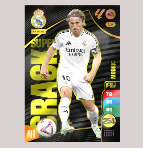 MODRIC - SUPER CRACK - Real Madrid - Nº458 - Adrenalyn XL 24/25 - Panini