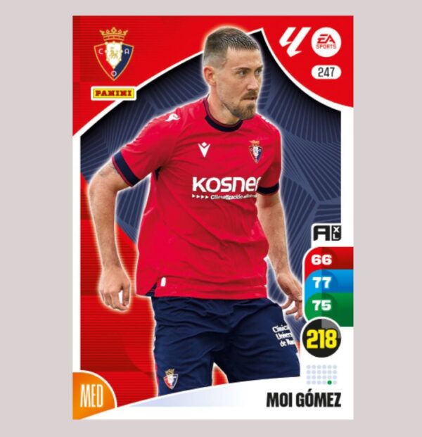 MOI GÓMEZ - CA Osasuna - Nº247 - Adrenalyn XL 24/25 - Panini