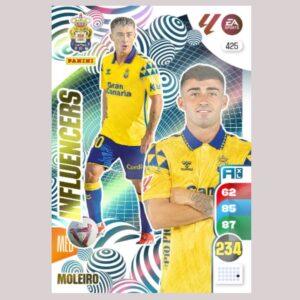MOLEIRO - INFLUENCERS - UD Las Palmas - Nº425 - Adrenalyn XL 24/25 - Panini