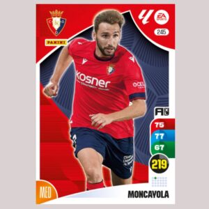 MONCAYOLA - CA Osasuna - Nº245 - Adrenalyn XL 24 25 - Panini