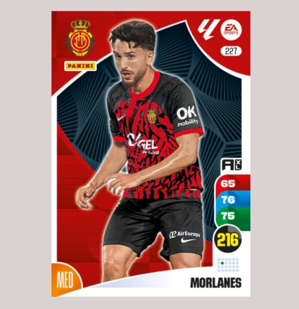 MORLANES - RCD Mallorca - Nº227 - Adrenalyn XL 24 25 - Panini