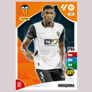 MOSQUERA - Valencia CF - Nº313 - Adrenalyn XL 24/25 - Panini