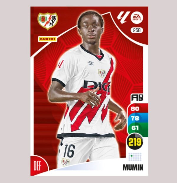 MUMIN - Rayo Vallecano - Nº258 - Adrenalyn XL 24 25 - Panini
