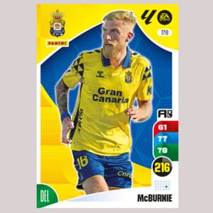 McBURNIE - UD Las Palmas - Nº178 - Adrenalyn XL 24 25 - Panini