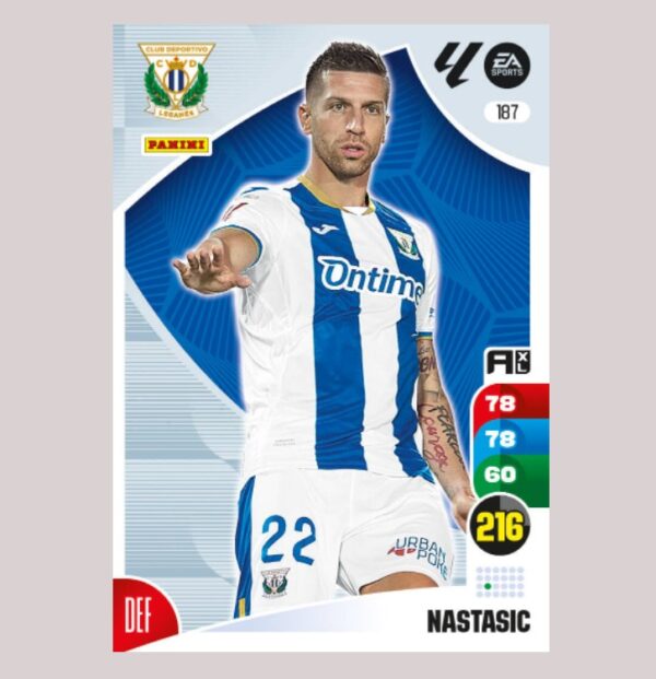NASTASIC - CD Leganés - Nº187 - Adrenalyn XL 24 25 - Panini