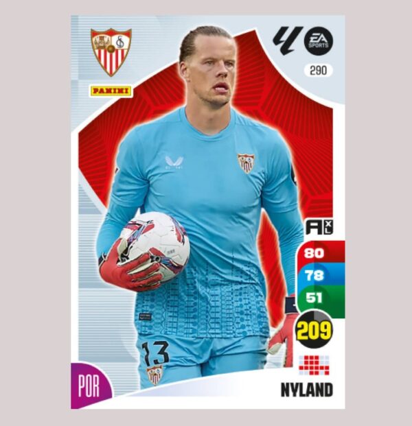 NYLAND - Sevilla FC - Nº290 - Adrenalyn XL 24/25 - Panini