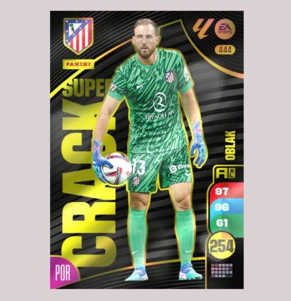 OBLAK - SUPER CRACK - Atlético de Madrid - Nº444 - Adrenalyn XL 24/25 - Panini