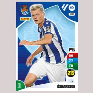 ÓSKARSSON - Real Sociedad - Nº286 - Adrenalyn XL 24/25 - Panini