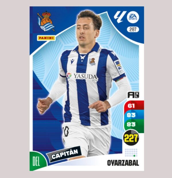 OYARZABAL - Real Sociedad - Nº287 - Adrenalyn XL 24/25 - Panini