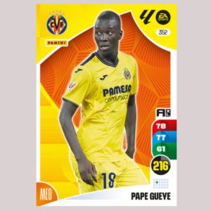 PAPE GUEYE - Villarreal CF - Nº352 - Adrenalyn XL 24/25 - Panini
