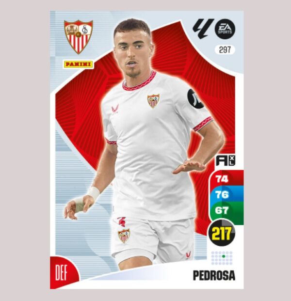 PEDROSA - Sevilla FC - Nº297 - Adrenalyn XL 24/25 - Panini