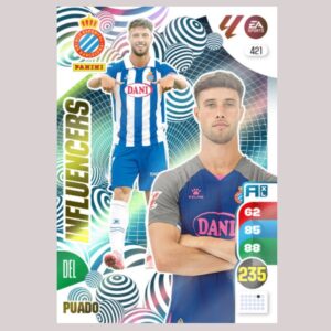 PUADO - INFLUENCERS - RCD Espanyol - Nº421 - Adrenalyn XL 24/25 - Panini
