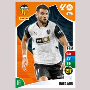 RAFA MIR - Valencia CF - Nº323 - Adrenalyn XL 24/25 - Panini