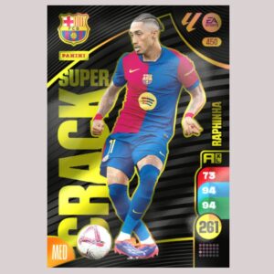 RAPHINHA - SUPER CRACK - FC Barcelona - Nº450 - Adrenalyn XL 24/25 - Panini