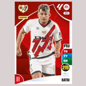 RATIU - Rayo Vallecano - Nº257 - Adrenalyn XL 24 25 - Panini