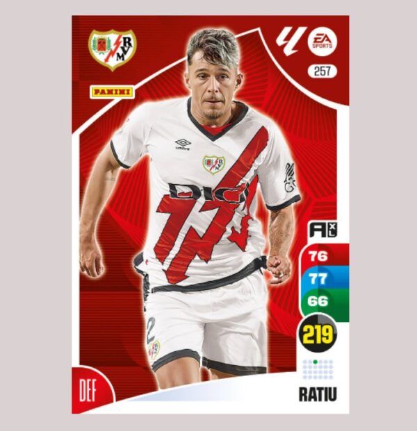 RATIU - Rayo Vallecano - Nº257 - Adrenalyn XL 24 25 - Panini