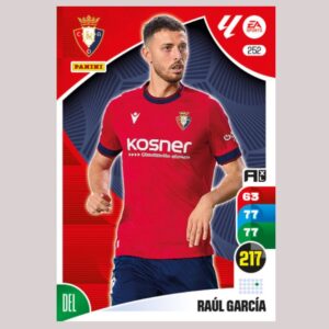 RAÚL GARCÍA - CA Osasuna - Nº252 - Adrenalyn XL 24/25 - Panini