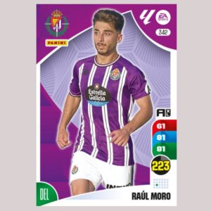RAÚL MORO - Real Valladolid CF - Nº342 - Adrenalyn XL 24/25 - Panini