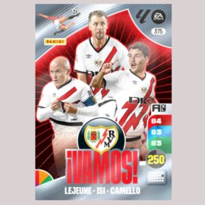 RAYO VALLECANO - ¡VAMOS! - Lejeune / Isi / Camello - Nº375 - Adrenalyn XL 24/25 - Panini