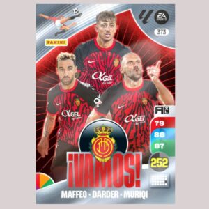 RCD MALLORCA - ¡VAMOS! - Maffeo / Darder / Muriqi - Nº373 - Adrenalyn XL 24/25 - Panini