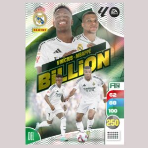 REAL MADRID - BILLION - Vinícius / Mbappé - Adrenalyn XL 24/25 - Panini