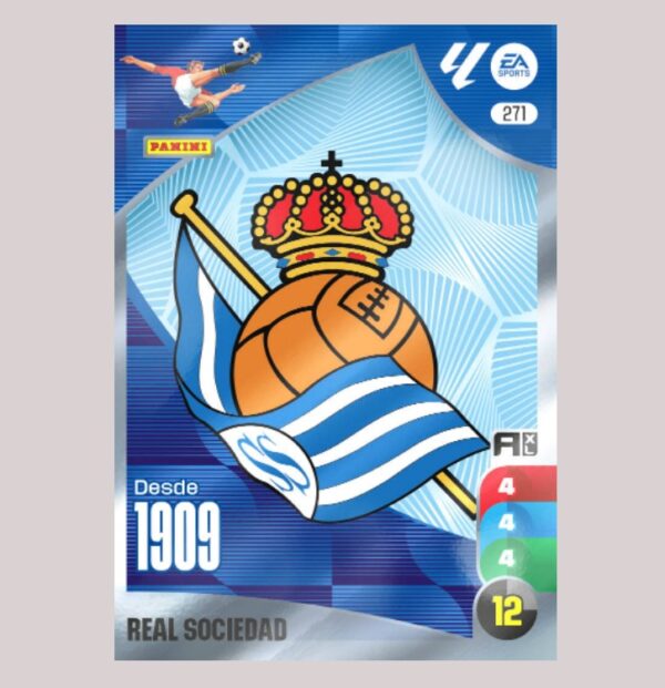 REAL SOCIEDAD - ESCUDO - Nº271 - Adrenalyn XL 24/25 - Panini