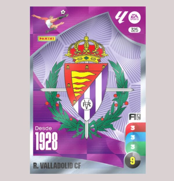 REAL VALLADOLID CF - ESCUDO - Nº325 - Adrenalyn XL 24/25 - Panini
