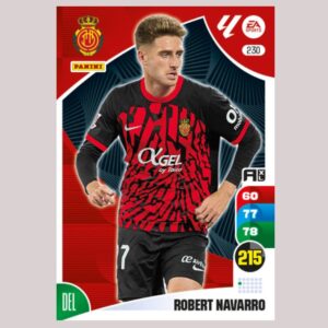 ROBERT NAVARRO - RCD Mallorca - Nº230 - Adrenalyn XL 24 25 - Panini