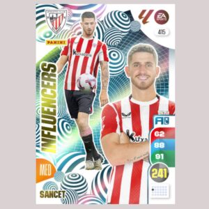 SANCET - INFLUENCERS - Athletic Club Bilbao - Nº415 - Adrenalyn XL 24/25 - Panini