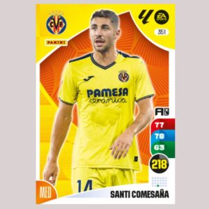 SANTI COMESAÑA - Villarreal CF - Nº351 - Adrenalyn XL 24/25 - Panini