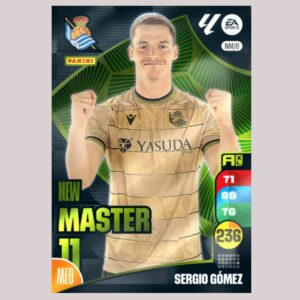 SERGIO GÓMEZ - NEW MASTER 11 - Real Sociedad - NM/8 - Adrenalyn XL 24/25 - Panini