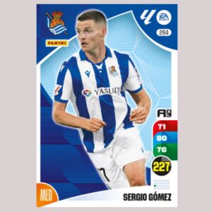SERGIO GÓMEZ - Real Sociedad - Nº284 - Adrenalyn XL 24/25 - Panini