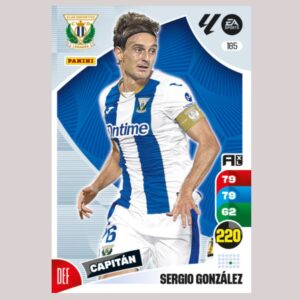 SERGIO GONZÁLEZ - CD Leganés - Nº185 - Adrenalyn XL 24 25 - Panini