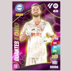 SIVERA - GUANTES DE ORO - Deportivo Alavés - Nº381 - Adrenalyn XL 24/25 - Panini