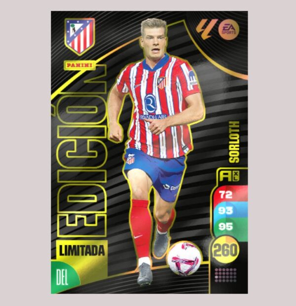 SORLOTH - EDICIÓN LIMITADA - Atlético de Madrid - Adrenalyn XL 24/25 - Panini