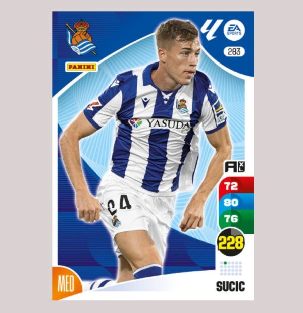 SUCIC - Real Sociedad - Nº283 - Adrenalyn XL 24/25 - Panini