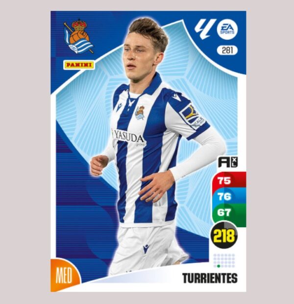 TURRIENTES - Real Sociedad - Nº281 - Adrenalyn XL 24/25 - Panini
