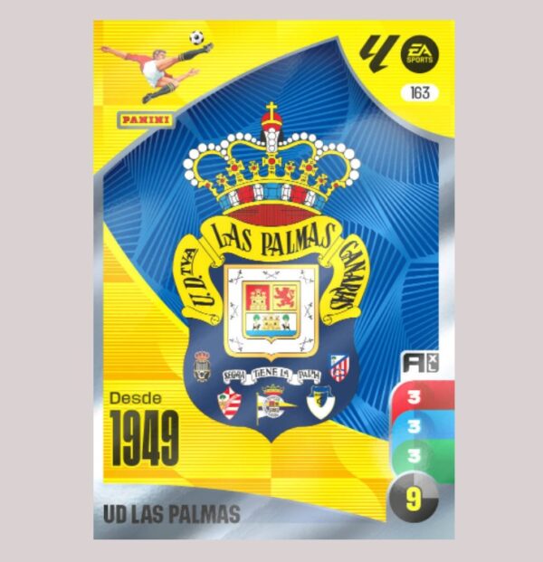 UD LAS PALMAS - ESCUDO - Nº163 - Adrenalyn XL 24 25 - Panini