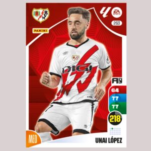 UNAI LÓPEZ - Rayo Vallecano - Nº263 - Adrenalyn XL 24/25 - Panini