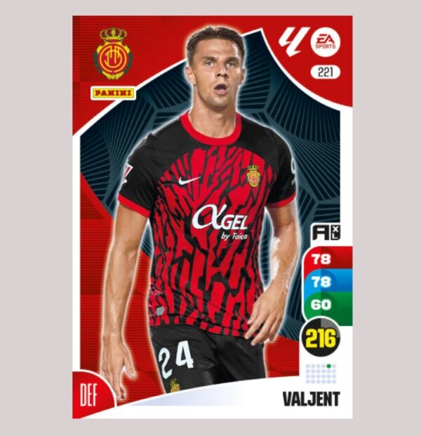 VALJENT - RCD Mallorca - Nº221 - Adrenalyn XL 24 25 - Panini