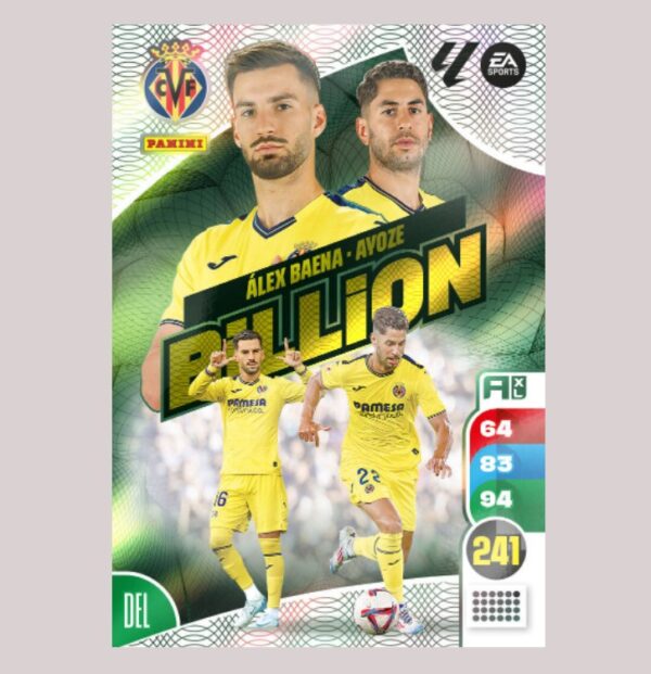 VILLARREAL CF - BILLION - Álex Baena / Ayoze - Adrenalyn XL 24/25 - Panini