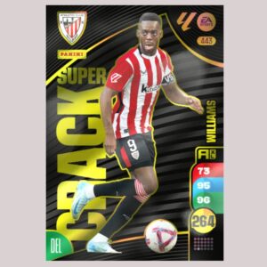 WILLIAMS - SUPER CRACK - Athletic Club Bilbao - Nº443 - Adrenalyn XL 24/25 - Panini