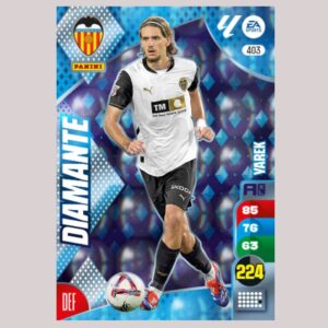 YAREK - DIAMANTE - Valencia CF - Nº403 - Adrenalyn XL 24/25 - Panini