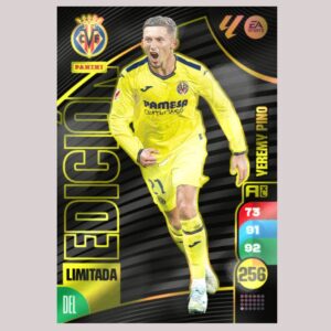 YEREMY PINO - EDICIÓN LIMITADA - Villarreal CF - Adrenalyn XL 24/25 - Panini
