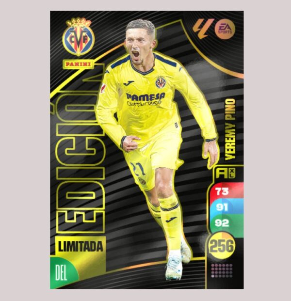 YEREMY PINO - EDICIÓN LIMITADA - Villarreal CF - Adrenalyn XL 24/25 - Panini
