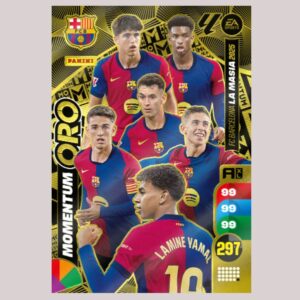 MOMENTUM ORO - Cubarsí / Balde / Casadó / Gavi / Fermín López / Lamine Yamal - FC Barcelona - Adrenalyn XL 24/25 - Panini