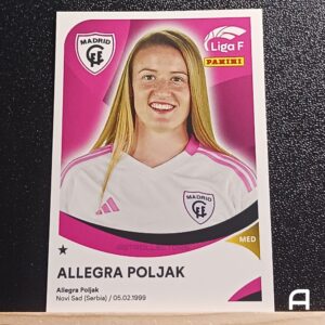 ALLEGRA POLJAK - Madrid CFF - Nº231 - Liga F 24/25 - Panini